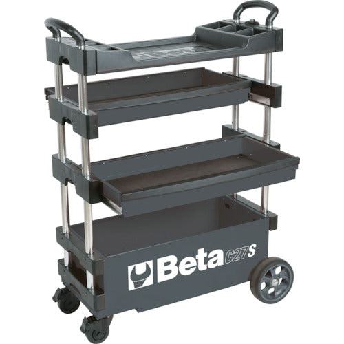 Beta 折りたたみ式ツールトロリー C27S グレー