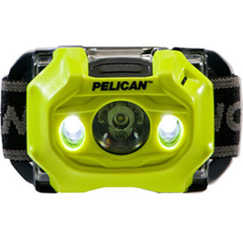 PELICAN 2765 ヘッドアップライト 黄(防爆)