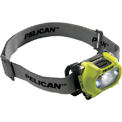 PELICAN 2765 ヘッドアップライト 黄(防爆)