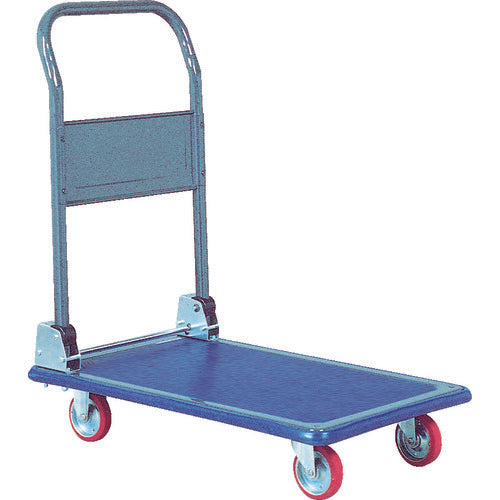 アイケー プレス製運搬車 折り畳みハンドルタイプ 均等荷重150kg