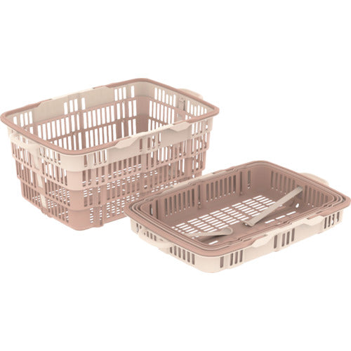 サンコー 折りたたみバスケット 103060 ニューバスケット ブラウン