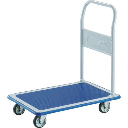 TRUSCO プレス製台車 ドンキーカート 固定式740×480