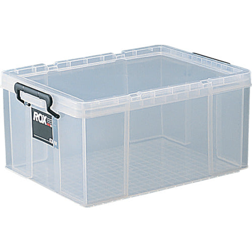 TENMA フタ式収納ケース ロックス 530M クリア 390×530×243