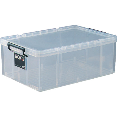 TENMA フタ式収納ケース ロックス 660M クリア 440×660×243