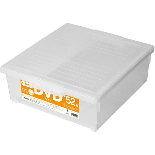 TENMA DVDいれと庫 ワイド クリア 425×465×170