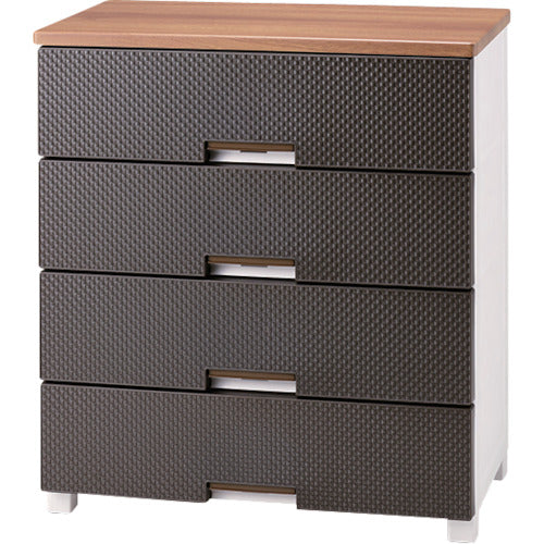 TENMA フィッツプラス メッシュ FM7504 4段 ブラウン 幅75cm