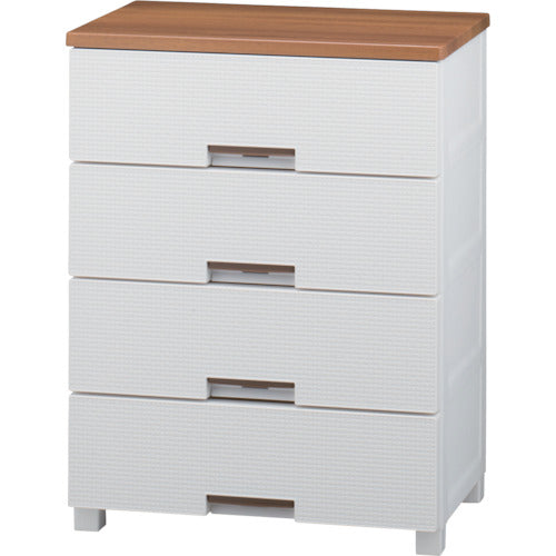 TENMA フィッツプラス メッシュ FM6504 4段 ホワイト 幅65cm