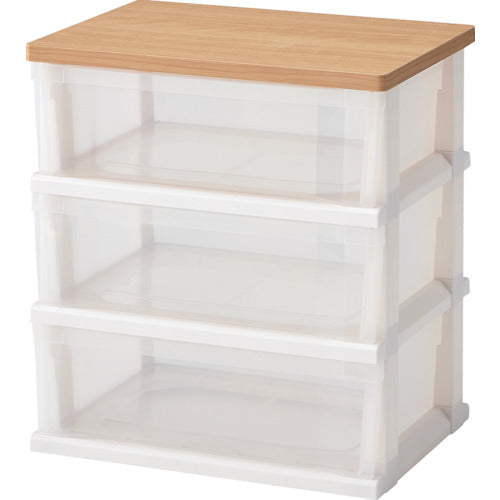 TENMA 木製天板ストッカー550 組立式 3段