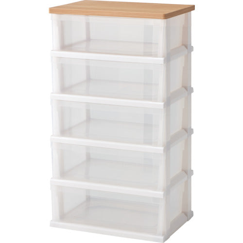 TENMA 木製天板ストッカー550 組立式 5段