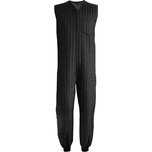 TEAGLES 11070 中綿キルトインナーつなぎ ブラックM