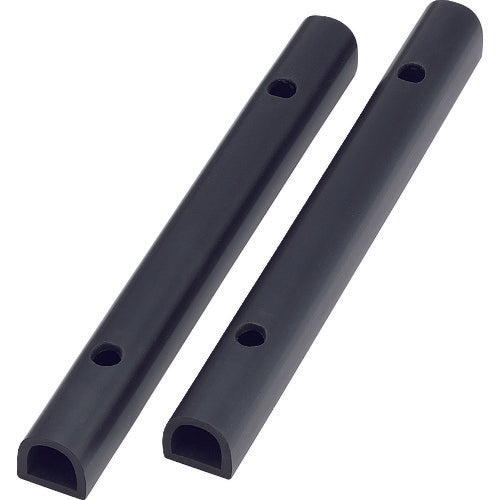 緑十字 カーストップ(車止め) カーストップ−50−450W 高さ50×幅50×全長450mm 2個組 ゴム製