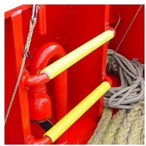 セーフガード はしご用滑り止めカバー Ф20×405mm ラウンド型 黄