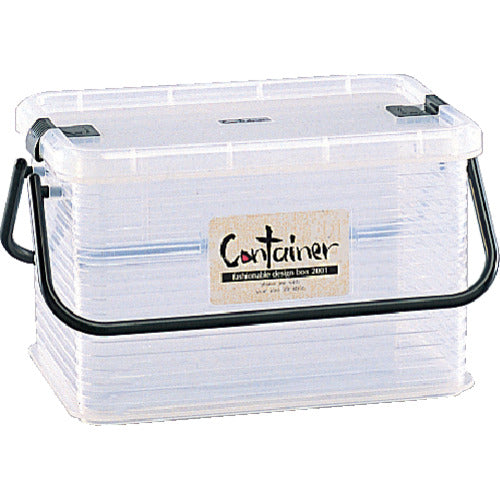 SANKO pla 144362 コンテナー クリア M NBK ナチュラルブラック