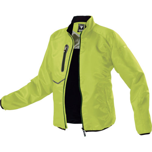 XEBEC 軽防寒ブルゾン162−84−M イエローグリーン