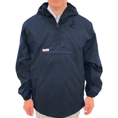 TEAGLES 17355 フード付き中綿キルトかぶりヤッケ ネイビーM