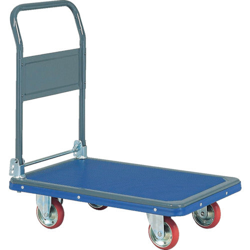 アイケー プレス製運搬車 折り畳みハンドルタイプ 均等荷重250kg