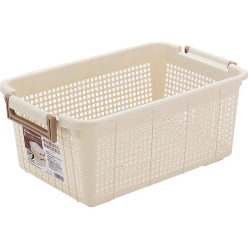 不動技研 重ね収納バスケット(M) IV F26603