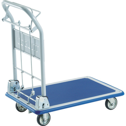 TRUSCO プレス製台車 ドンキーカート ハンド式ブレーキタイプ915X615