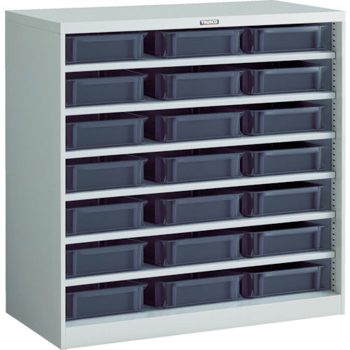 TRUSCO コンテナラックケース バンラックケース CF型 TSK-6BKX21個付