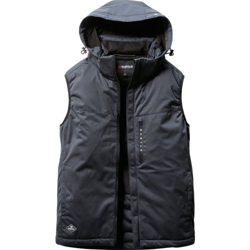 BURTLE ストレッチフーディ防寒ベスト3264−13−Lデューク