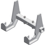 Movexx 電動式運搬車用オプション 牽引用先端フック 54mm