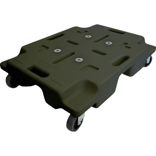 エクソム スタッキング式平台車 カサネル 4560F(カーボンブラック) 600×450