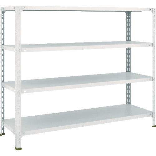 TRUSCO スチールラック 軽量棚開放型 W1500XD450XH1200 4段 ネオグレー
