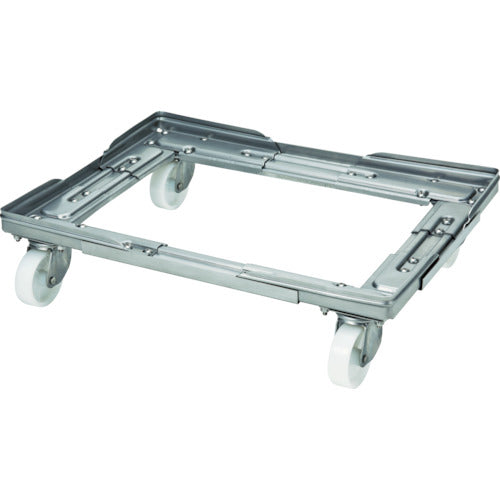 ルート コンテナ台車(伸縮式) ルートボーイ504ST型(ステンレスタイプ) 最大:幅510×長さ710 質量3.90kg