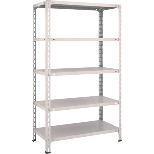 TRUSCO スチールラック 軽量棚開放型 W875XD450XH1500 5段 ネオグレー