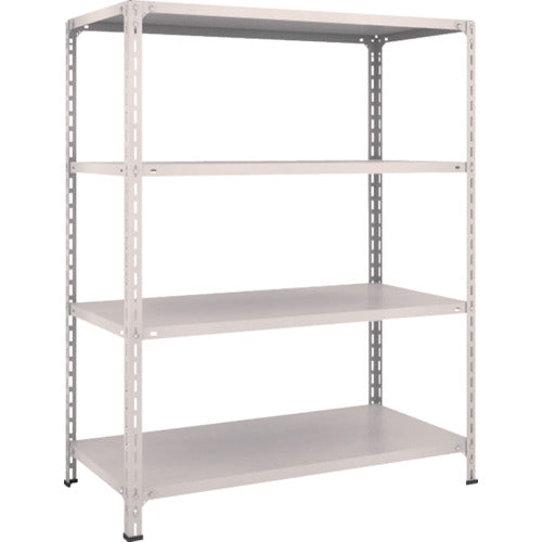 TRUSCO スチールラック 軽量棚開放型 W1200XD600XH1500 4段 ネオグレー