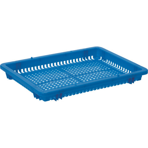 SANKO pla 559555 ワイドバスケット ハーフ B ブルー