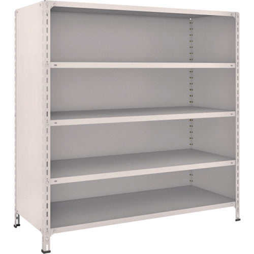 TRUSCO スチールラック 軽量棚背板・側板付 W1500XD600X1500 5段 ネオグレー