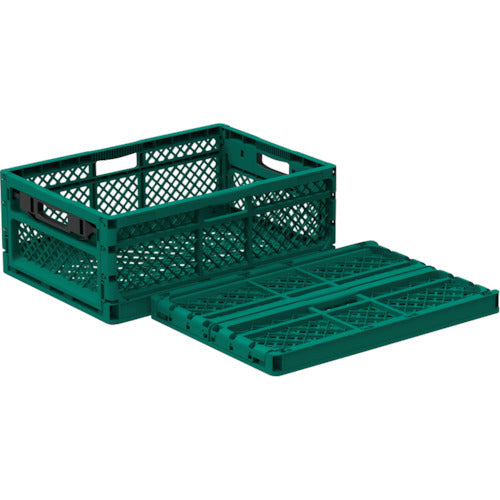 E-CON 折りたたみコンテナー 561300 ホームオリコン S30M グリーン