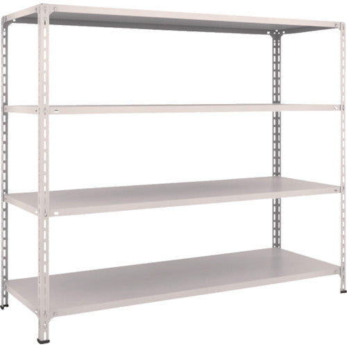 TRUSCO スチールラック 軽量棚開放型 W1800XD600XH1500 4段 ネオグレー