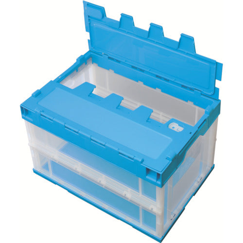 積水 フタ一体ロック付きオリコン青