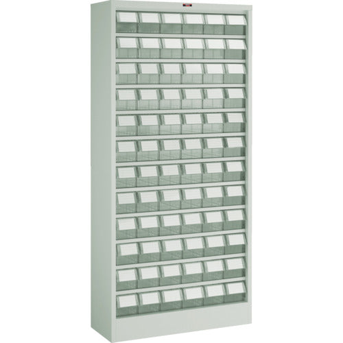 TRUSCO コンテナラックケース バンラックケース M型 NG引出大X36個 H1790 ネオグレー