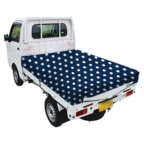 軽トラ用・デザイントラックシート【ドット柄(小)】(1.9×2.1m/1.73~1.93×1.85m/1.73~1.93×1.69m)