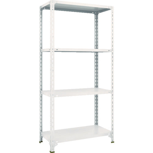 TRUSCO スチールラック 軽量棚開放型 W875XD450XH1800 4段 ネオグレー