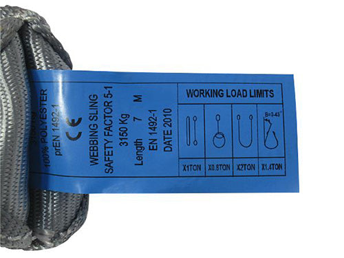 FREAK CEベルトスリングE型 使用荷重3150kg 幅100mm