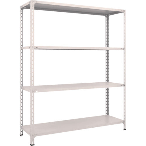 TRUSCO スチールラック 軽量棚開放型 W1500X450XH1800 4段 ネオグレー