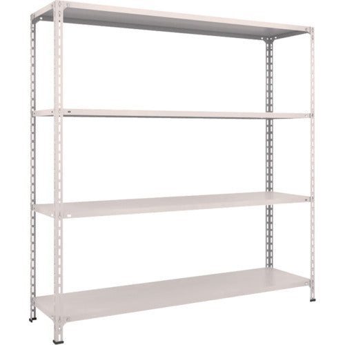 TRUSCO スチールラック 軽量棚開放型 W1800XD450XH1800 4段 ネオグレー