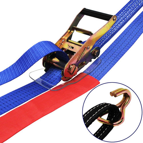 FREAK ラッシングベルト青 アイ/Jフック1.5ton 幅50mm×