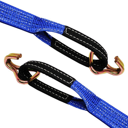 FREAK ラッシングベルト青 アイ/Jフック1.5ton 幅50mm×