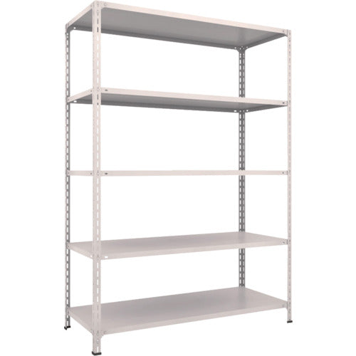 TRUSCO スチールラック 軽量棚開放型 W1500XD600XH2100 5段 ネオグレー