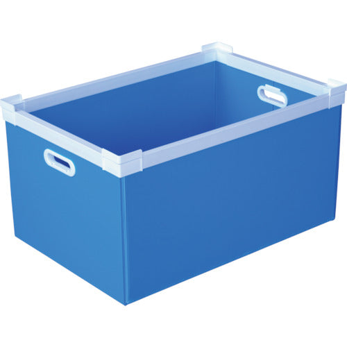 KUNIMORI プラダン NSコンテナ 75L(SWコーナー)ライトブルー