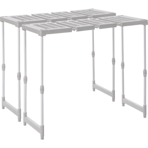 TENMA PRX ピタッ!と伸びるん棚 トールタイプ 2台入