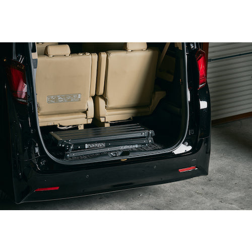 TENMA アルミ作業台2段 レッド