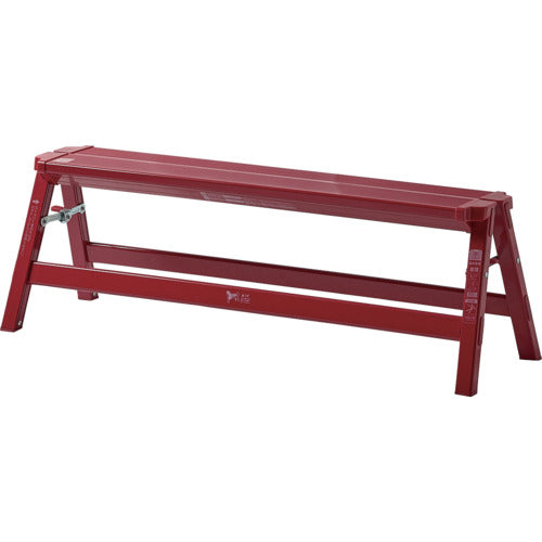 TENMA アルミワイド踏み台1段 レッド