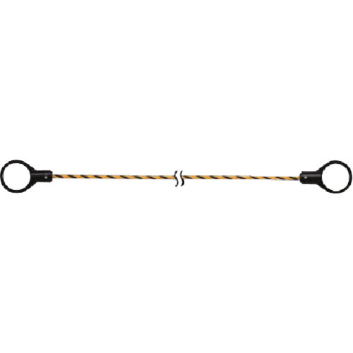 ユニット コーンロープ 黄黒 12Ф×2000mm