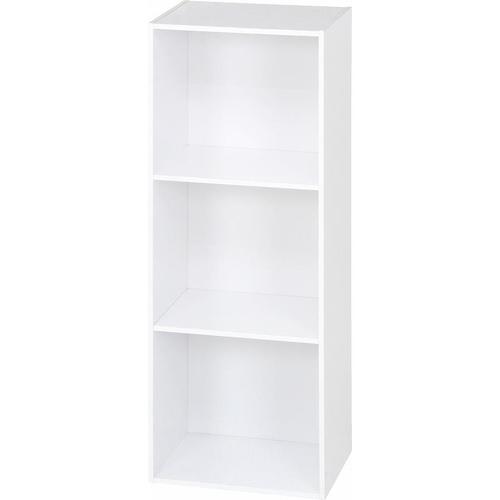 不二貿易 カラーボックス3段 A4対応 WH